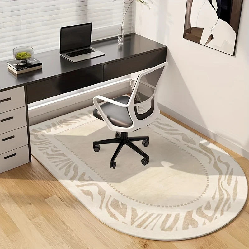 Office Carpet Mat | Ergonomic Soft Fabric & Non-Slip Backing