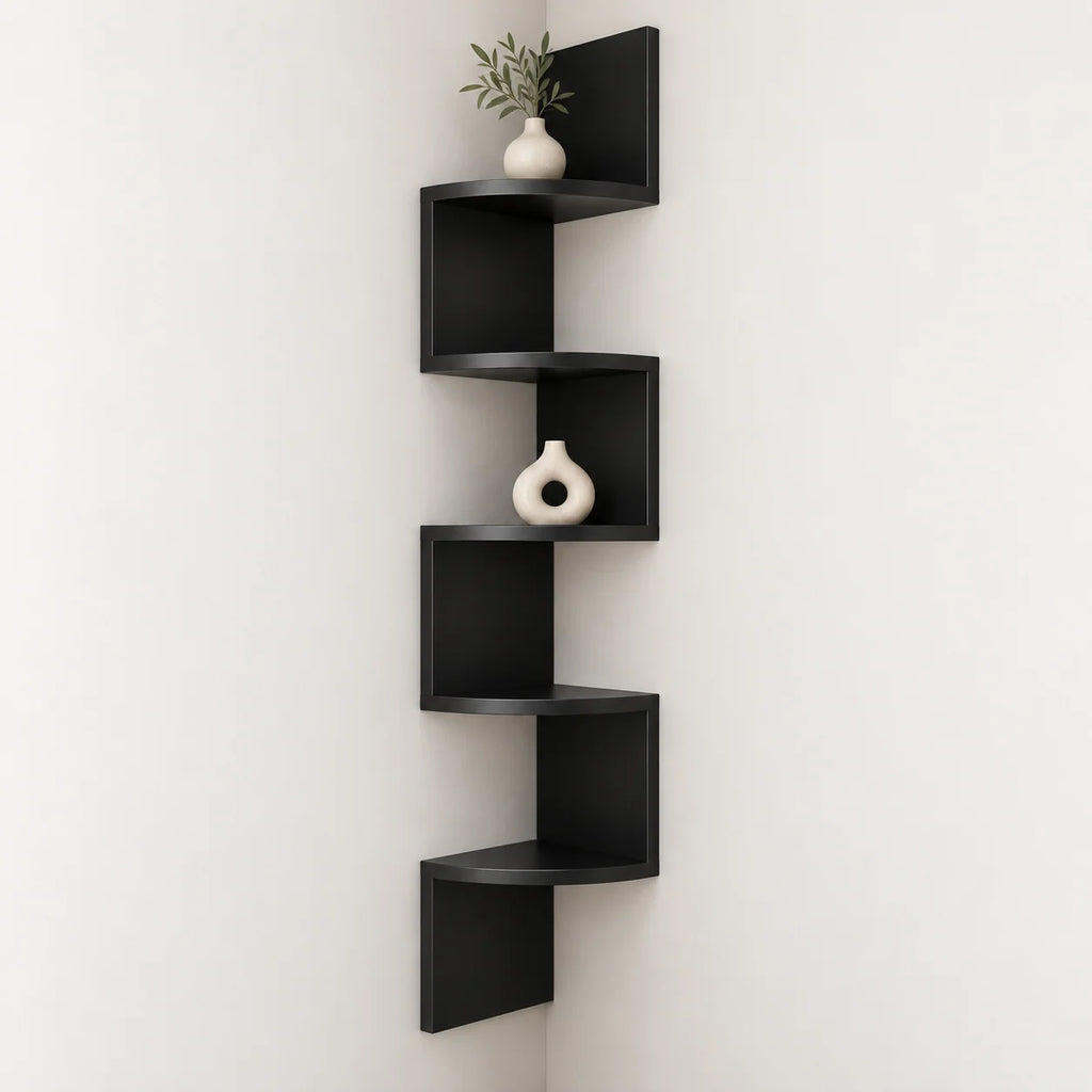 Corner Wall Shelf | Space-Saving Multi-Tier Design