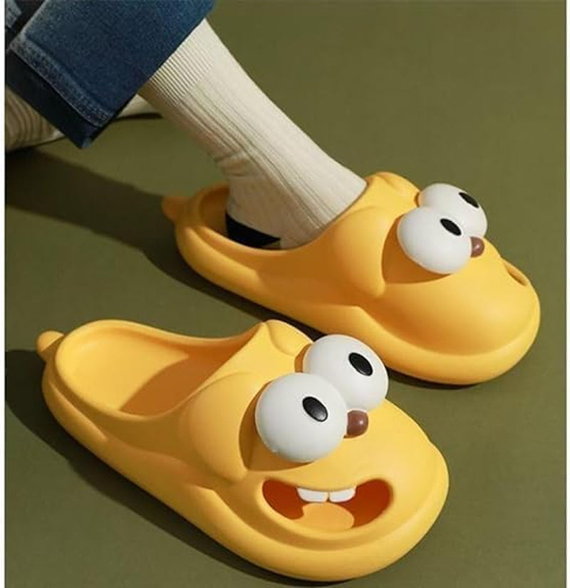 Slippers | Soft Fabric & Non-Slip Rubber Sole