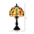 Desk Lamp | Tiffany-Inspired Shell Shade & Jewel Drops