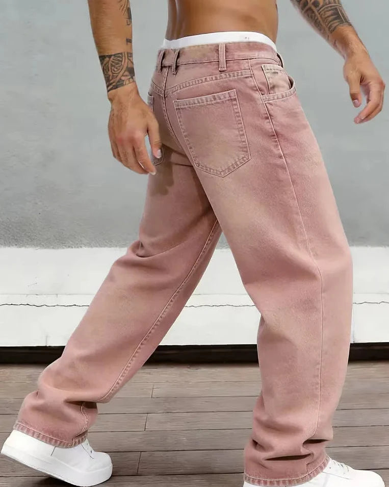 Men’s Jeans | Straight-Leg Fit & Mid-Rise | Five-Pocket Design