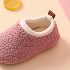 Kids' Slippers | Plush-Lined & Flexible Non-Slip Sole | Cotton Exterior