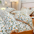 Bedding Set | Floral & Berry Print | 3 or 4 Piece Set