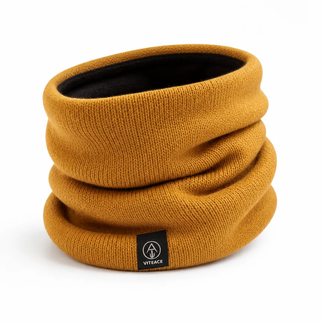 Neck Warmer | Knitted Fleece-Lined Double Insulation | Set of 2