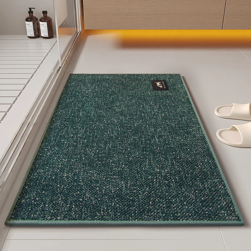 Bathroom Mat | Soft Textured & Non-Slip | Machine-Washable & Quick-Drying