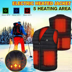 Heated Vest | 9-Zone Heating & Dual Controls | USB Power Bank Compatible