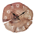 Wall Clock | Minimalist Wood Finish & Silent Quartz | 30 cm Diameter