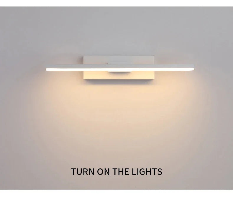 LED Wall Lamp | 330° Rotatable & Selectable Color Temperature | Three Sizes