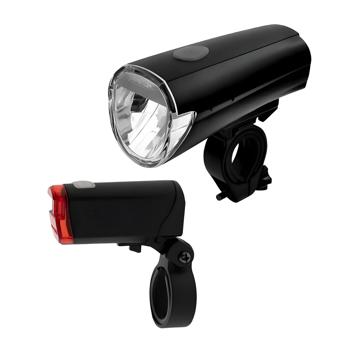 Fahrradlicht-Set | Ultrahelle LED vorne & hinten | Bis zu 48 Stunden Laufzeit