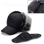 Winter Hat | Windproof & Breathable | Ear Flaps & Removable Face Mask