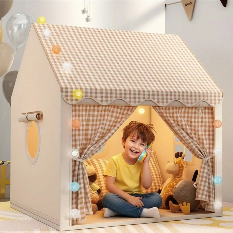 Play Tent | Breathable Fabric & Foldable | 120 × 120 × 135 cm
