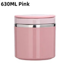 Lunch Box | Double-Wall Stainless Steel | Leakproof With Carry Handle