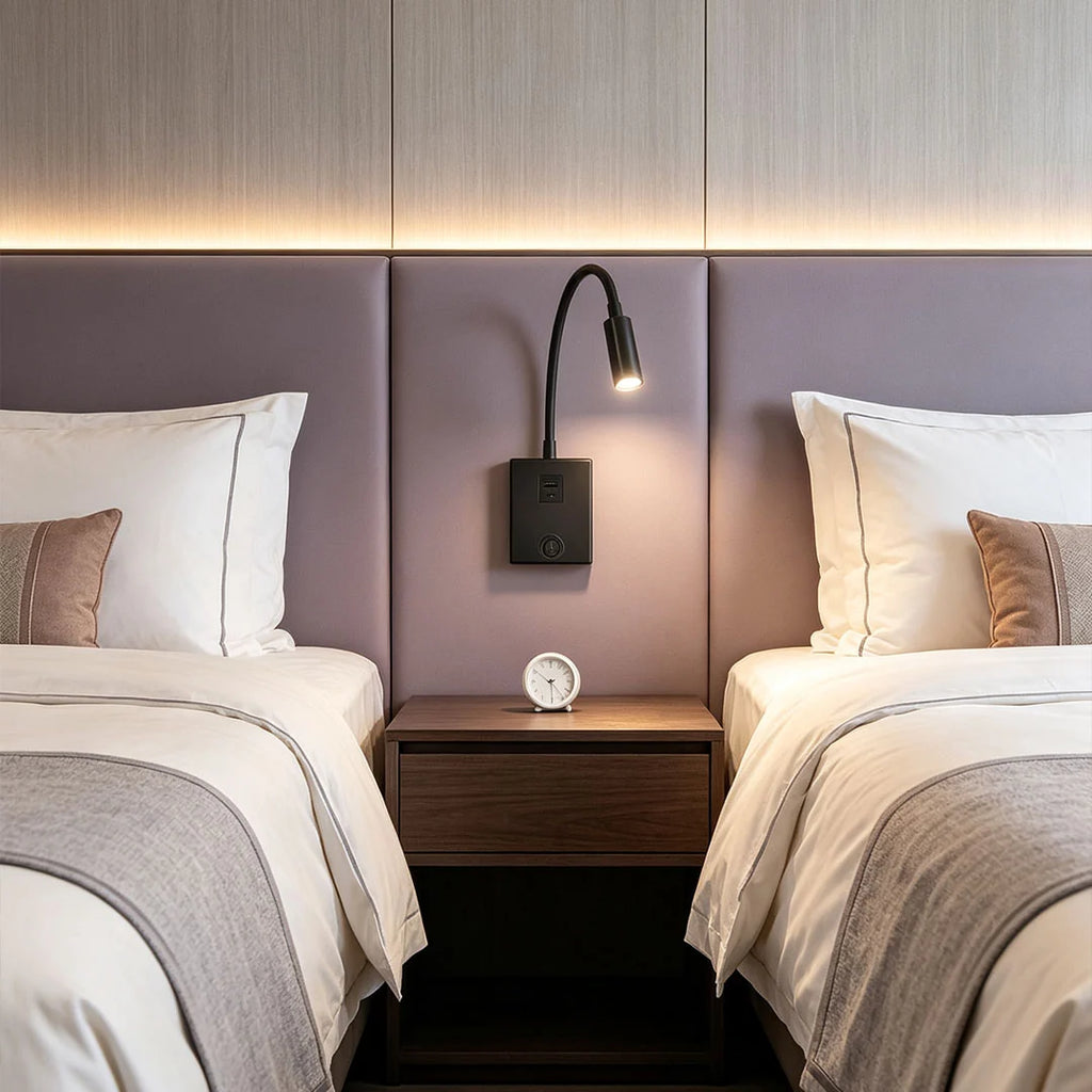 Wall Reading Light | Black Iron Warm White LED