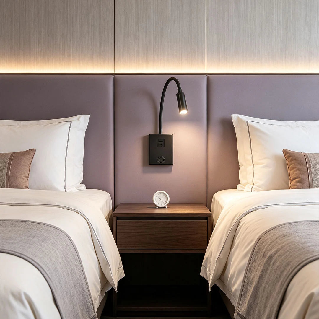Wall Reading Light | Black Iron Warm White LED