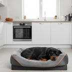 Dog Bed | Orthopedic Memory Foam | Machine-Washable Cover
