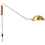 Wall Light | Adjustable Arm & Modern Metal Wood Design