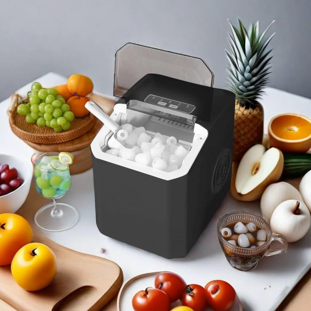 Countertop Ice Maker | Fast 6-Minute Ice & Self-Cleaning | 12 kg/Day