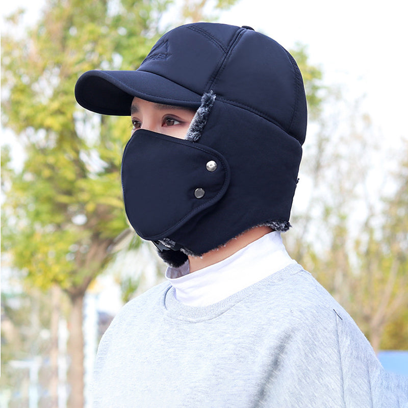Winter Hat | Windproof & Breathable | Ear Flaps & Removable Face Mask