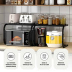 Kitchen Shelf | 2-Tier No-Drill Countertop Organizer | Holds Up to 25 kg