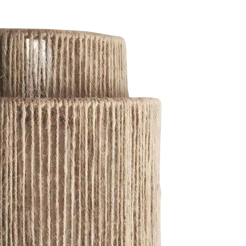 LED Wall Light | Handcrafted Rope & Warm Glow | Bulb Included