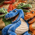 Throw Blanket | Plush & Machine-Washable | Dinosaur Print