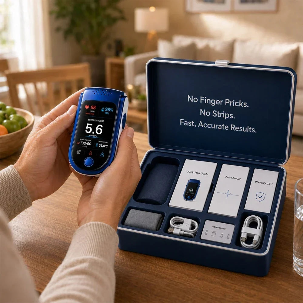 Health Monitor | Non-Invasive & Clear Digital Display