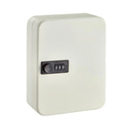Key Cabinet | Wall-Mounted Iron With 3-Digit Combination Lock | 20 Hooks