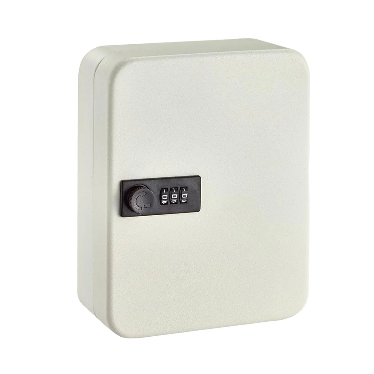 Key Cabinet | Wall-Mounted Iron With 3-Digit Combination Lock | 20 Hooks