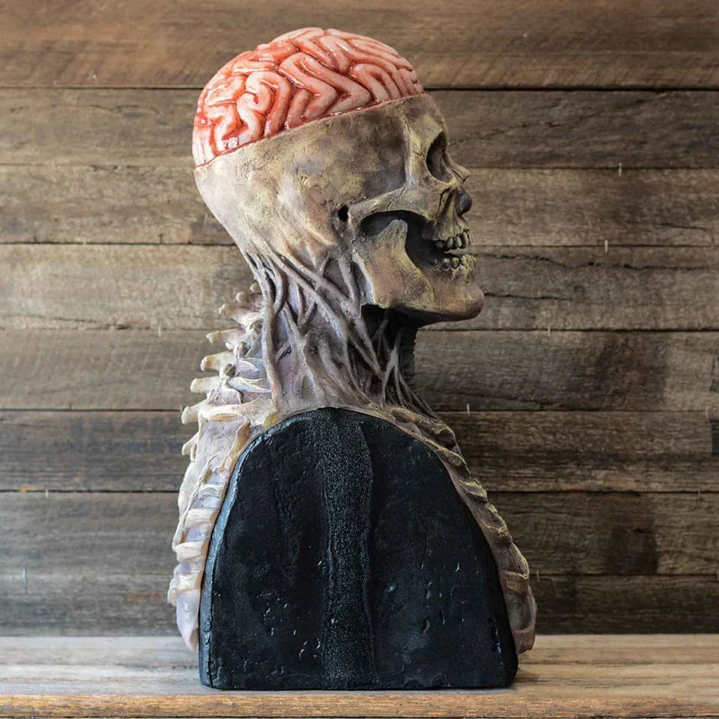 Skeleton Mask | Realistic Brain Design | Soft Breathable Latex