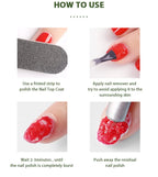 Nail Polish Remover Gel | Fast-Acting & Gentle Water-Based | Set of 2
