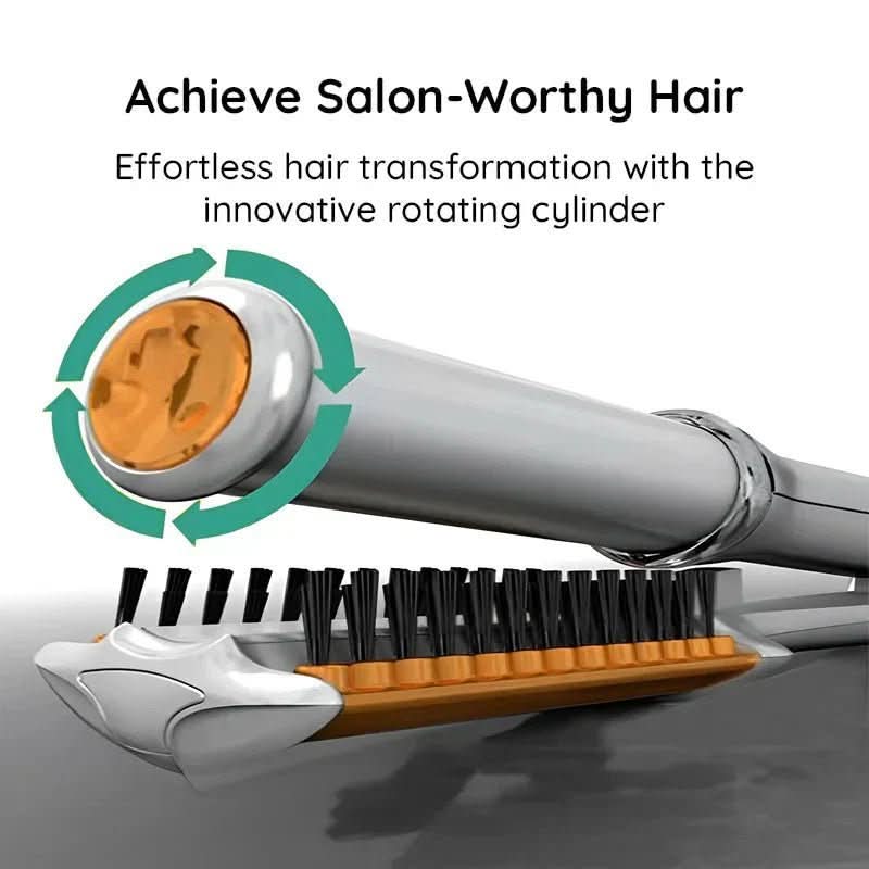 Rotating Hair Brush Styler | 32mm Ceramic Barrel | With Bag & Comb
