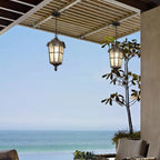 Outdoor Ceiling Pendant Light | Die-Cast Aluminum | IP55 Waterproof