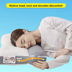 Orthopedic Neck Pillow | Ergonomic Contour & Ear-Friendly
