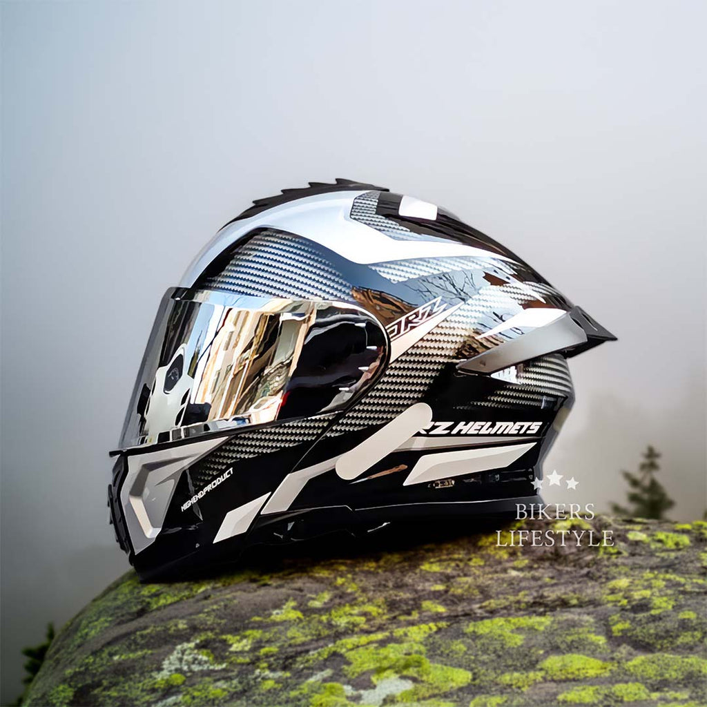 Motorcycle Helmet | Modular Flip-Up Dual Lens | DOT & ECE Certified