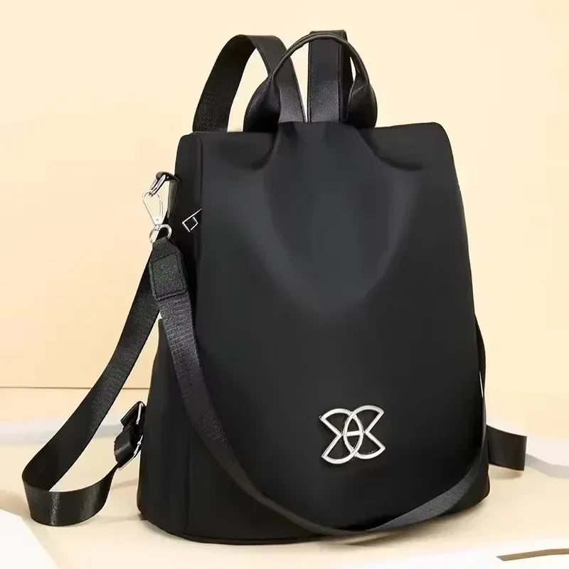 Anti-Theft Backpack | Hidden Back Zipper & Water-Repellent Oxford | Convertible Carrying Options