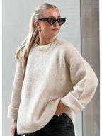 Sweater | Soft Mohair Wool & Polyester Blend | Comfortable Fit