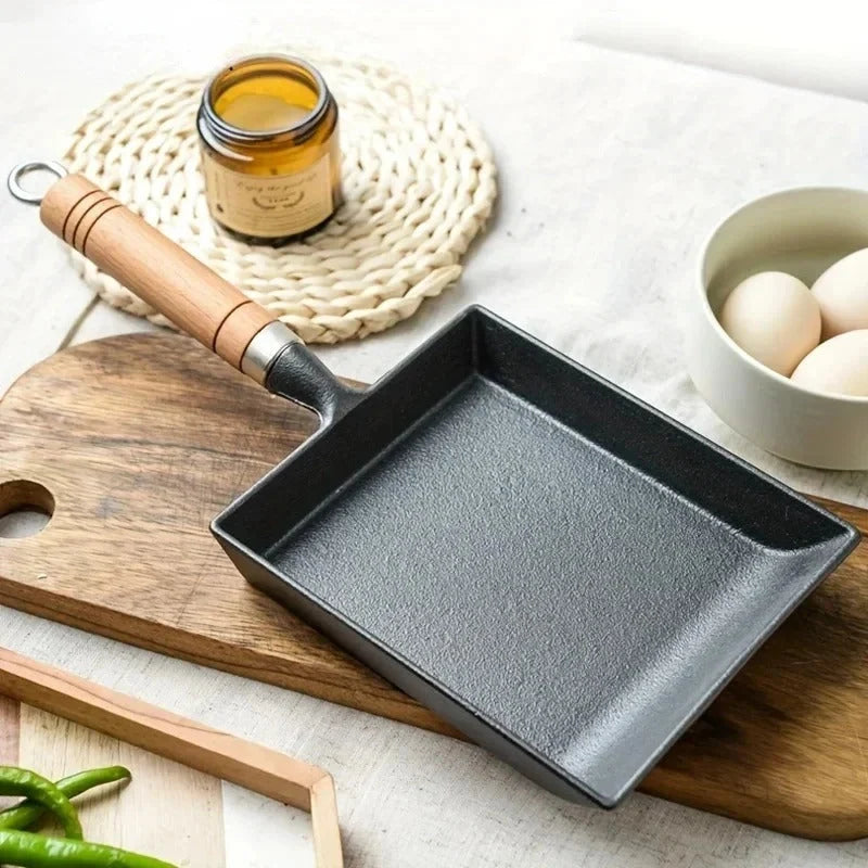 Egg Pan | Square Cast Iron & Natural Non-Stick
