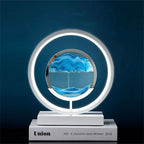 Sand Art Lamp | Rotating 3D Sand Art & Warm LED Light | USB Charging