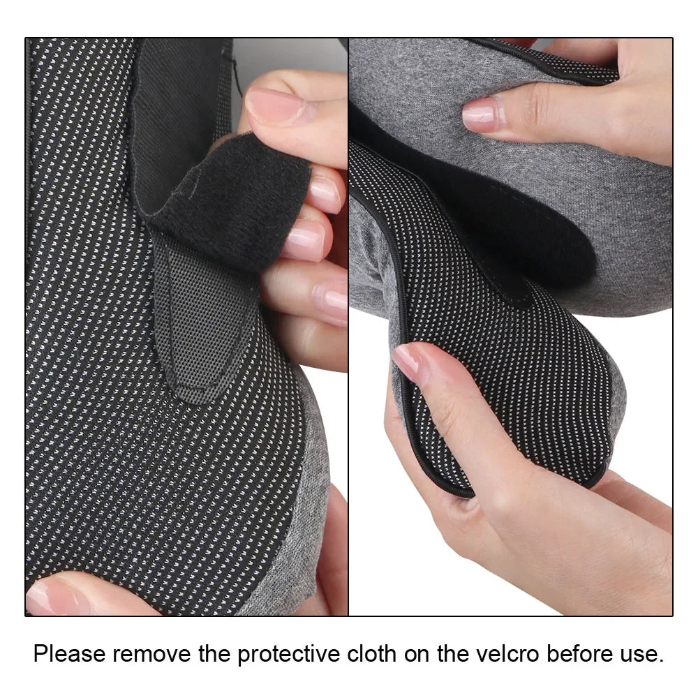 Travel Neck Pillow | U-Shaped Memory Foam & Adjustable Fit