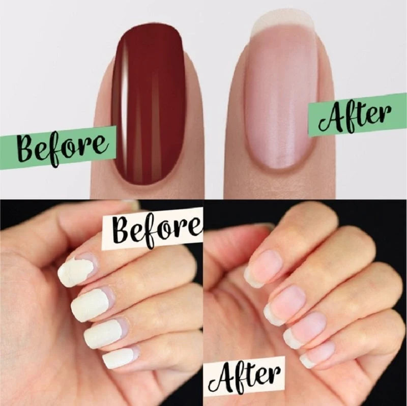 Nail Polish Remover Gel | Fast-Acting & Gentle Water-Based | Set of 2