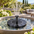 Solar Fountain Pump | Floating & Solar-Powered | Interchangeable Fountain Heads