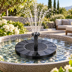 Solar Fountain Pump | Floating & Solar-Powered | Interchangeable Fountain Heads