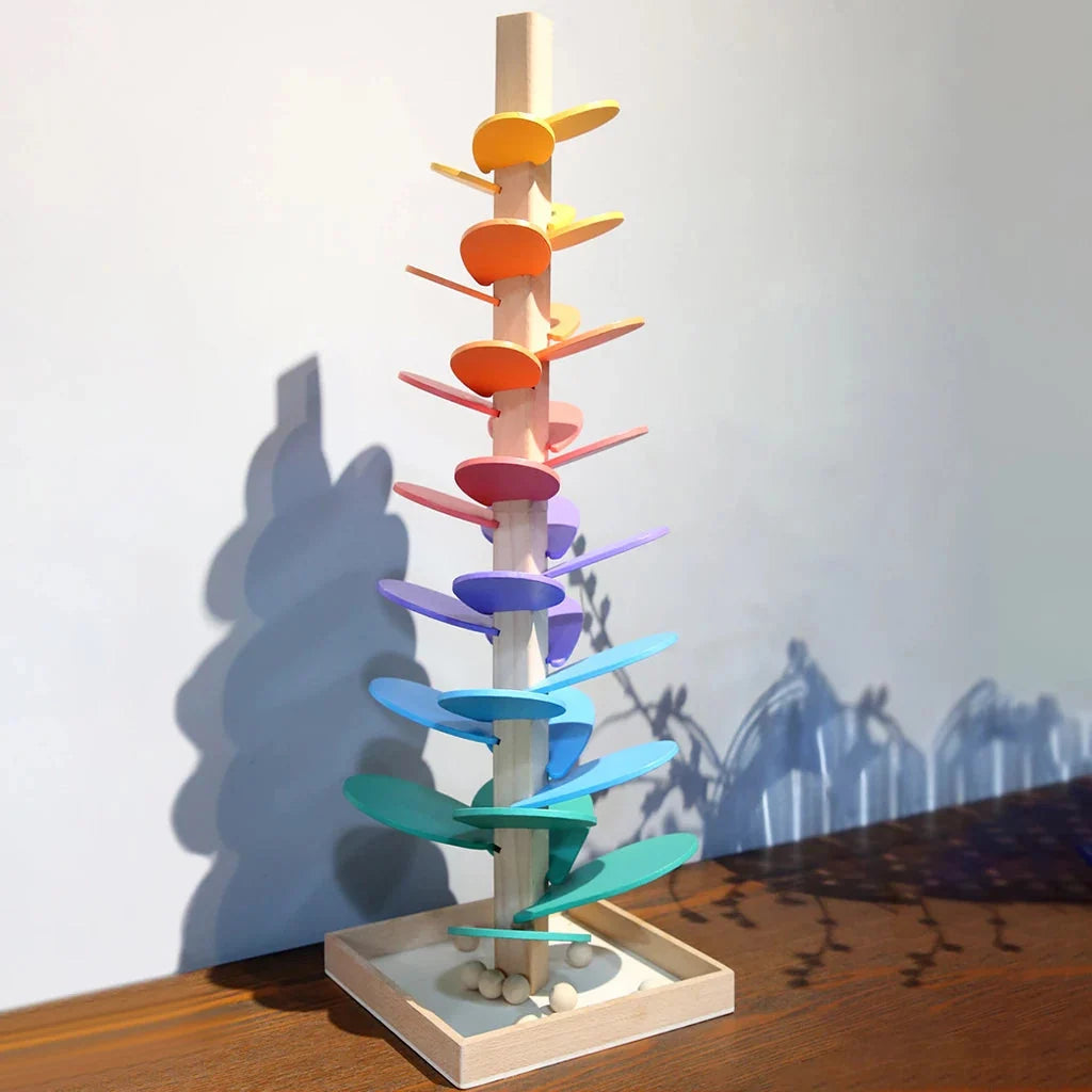 Sound Tower | Wooden Rainbow & Musical | 29 x 71 cm
