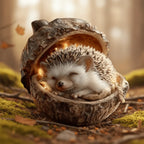 Christmas Tree Ornament | Acrylic Woodland Animal Acorn Design