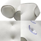 Bath Pillow | Ergonomic Neck Support & Quick-Drying 3D Mesh