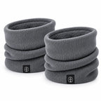Neck Warmer | Knitted Fleece-Lined Double Insulation | Set of 2