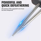 Poultry Plucker | Handheld & Gentle Cone-Head | Rechargeable & Mains Power