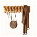 Coat Rack | Rubberwood Piano Key Design | 4–12 Hooks