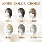 Hairpiece With Bangs | Natural-Looking Synthetic Hair & Added Volume