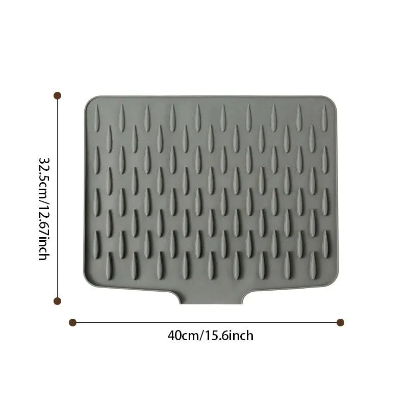 Silicone Drip Mat | Inclined Drainage & Heat-Resistant